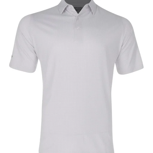 Callaway Chev Foulard Print Shirt Polo Short Sleeve Golf Apparel