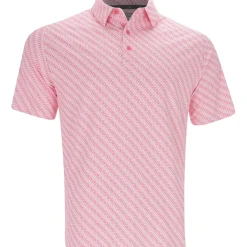 Callaway Chevron Twill Print Shirt Polo Short Sleeve Golf Apparel