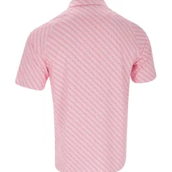 Callaway Chevron Twill Print Shirt Polo Short Sleeve Golf Apparel