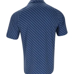 Callaway Chevron Twill Print Shirt Polo Short Sleeve Golf Apparel