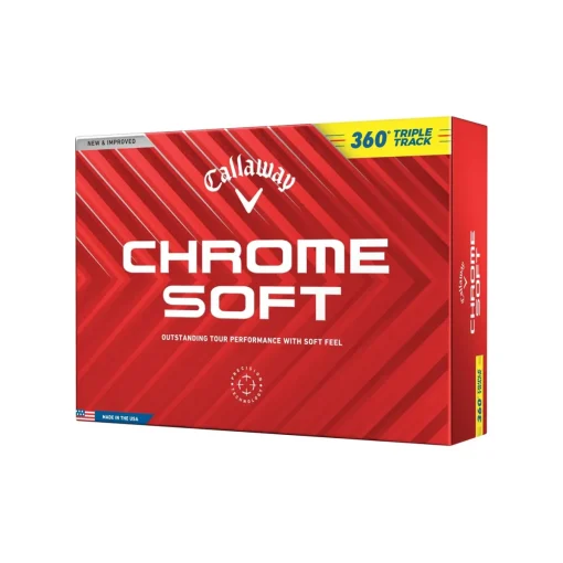 Callaway Chrome Soft 360 Triple Track Low Compression Golf Balls