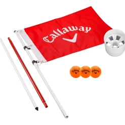 Callaway Closest To The Pin Game Flagpole & Cup Set Putting Aids