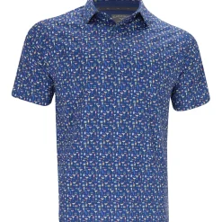 Callaway Cocktail Print Shirt Polo Short Sleeve Golf Apparel