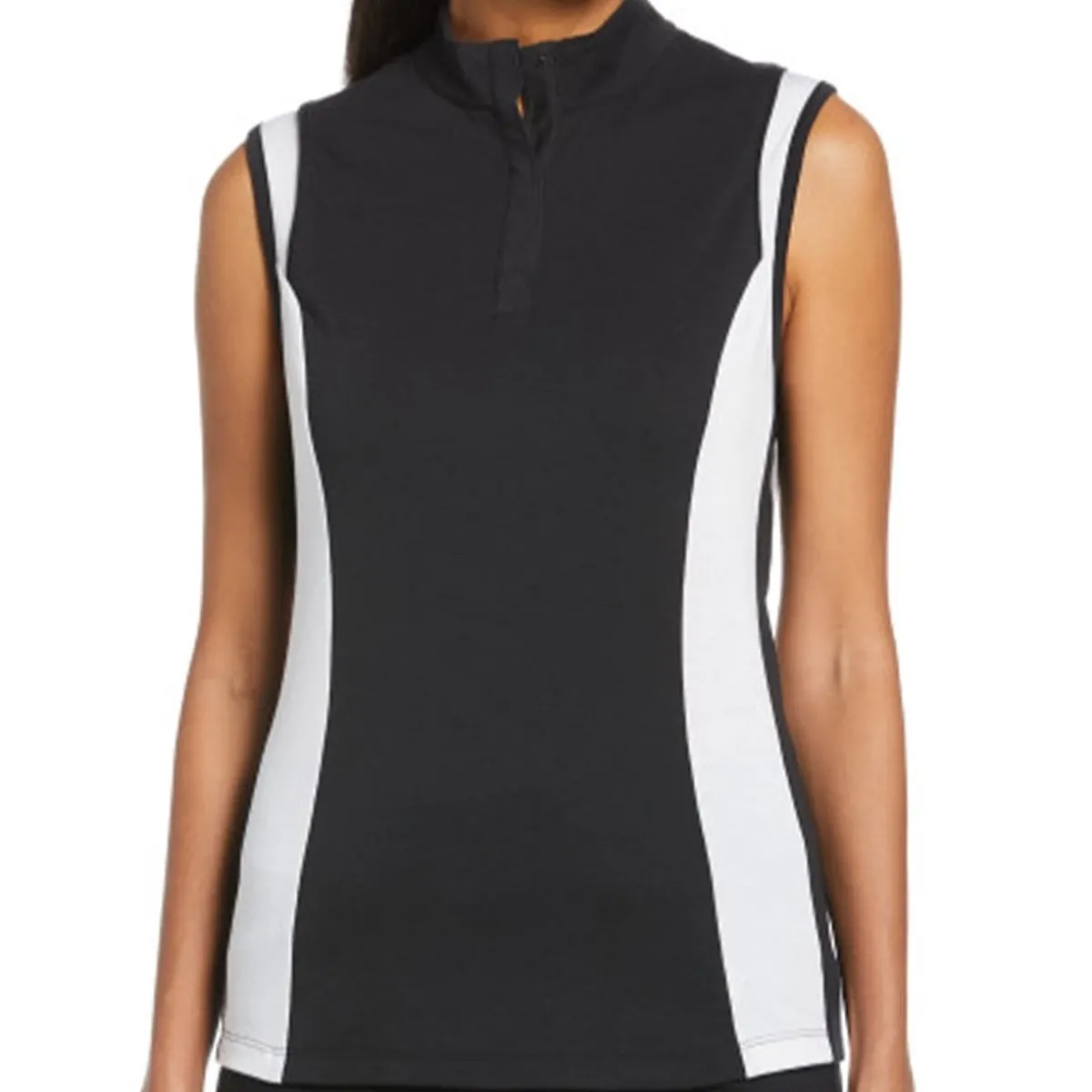 Callaway Color Block Snap Front Shirt Polo Short Sleeve Golf Apparel