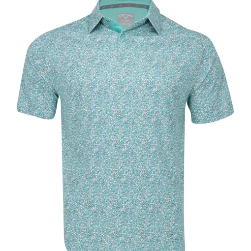 Callaway Confetti Hex Shirt Polo Short Sleeve Golf Apparel
