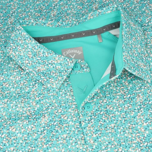 Callaway Confetti Hex Shirt Polo Short Sleeve Golf Apparel