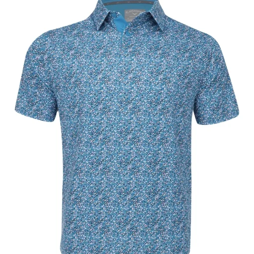 Callaway Confetti Hex Shirt Polo Short Sleeve Golf Apparel