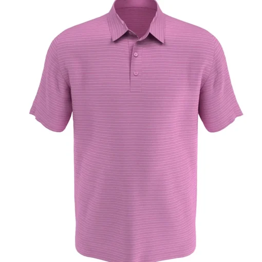 Callaway Fine Line Vented Stripe Shirt Polo Short Sleeve Golf Apparel