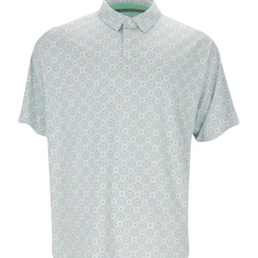 Callaway Foulard Print Golf Shirt Polo Short Sleeve Golf Apparel