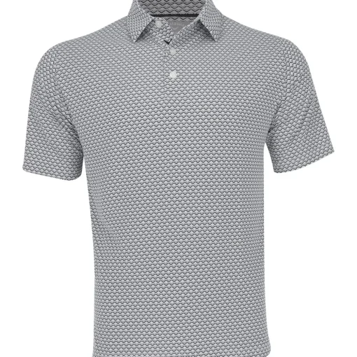 Callaway Gradient Chev Printed Shirt Polo Short Sleeve Golf Apparel