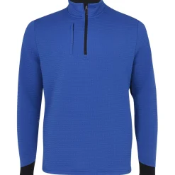 Callaway Mid-Weight Textured 1/4-Zip Outerwear Pullover Golf Apparel