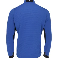 Callaway Mid-Weight Textured 1/4-Zip Outerwear Pullover Golf Apparel