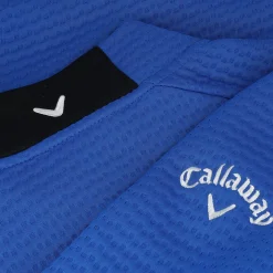 Callaway Mid-Weight Textured 1/4-Zip Outerwear Pullover Golf Apparel