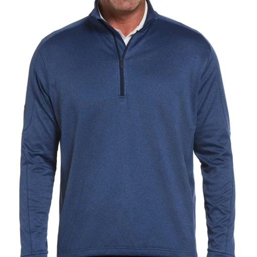 Callaway Midweight Waffle Kni Outerwear Pullover Golf Apparel