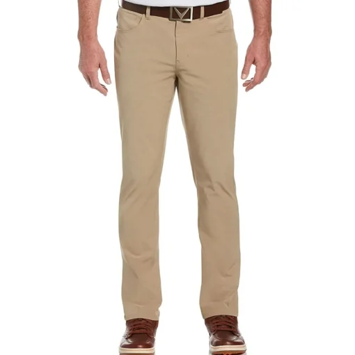 Callaway 5-Pocket Horizontal Textured Pants Flat Front Golf Apparel