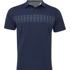 Callaway Printed Trademark Chev Colorblock Shirt Polo Short Sleeve Golf Apparel