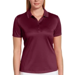 Callaway Swing Tech Solid Knit Shirt Polo Short Sleeve Golf Apparel