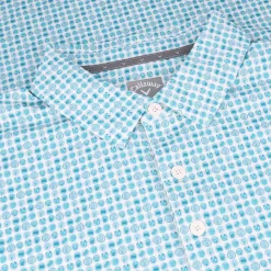 Callaway 18th Hole Food Print Shirt Polo Short Sleeve Golf Apparel