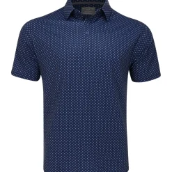 Callaway Trademark Chevron Print Shirt Polo Short Sleeve Golf Apparel