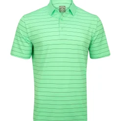 Callaway Ventilated Stripe Shirt Polo Short Sleeve Golf Apparel