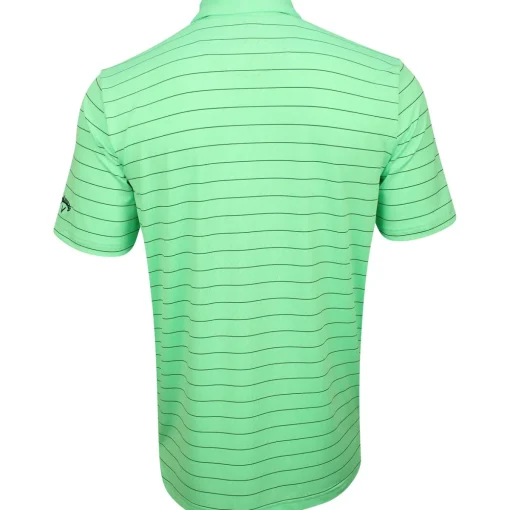 Callaway Ventilated Stripe Shirt Polo Short Sleeve Golf Apparel