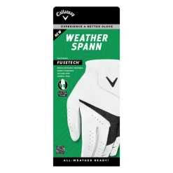 Callaway Weather Spann 23 Left Handed Golf Glove Golf Gloves