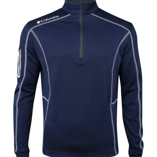 Columbia Omni-Wick Shotgun 1/4 Zip Outerwear Pullover Golf Apparel