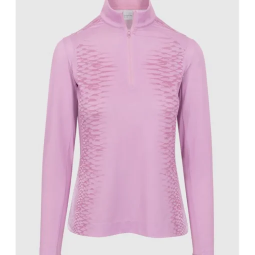 Dunning Alana Ventilated 1/4 Zip Outerwear Pullover Golf Apparel
