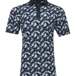 Dunning Ashbury Ventilated Jersey Performance Shirt Polo Short Sleeve Golf Apparel