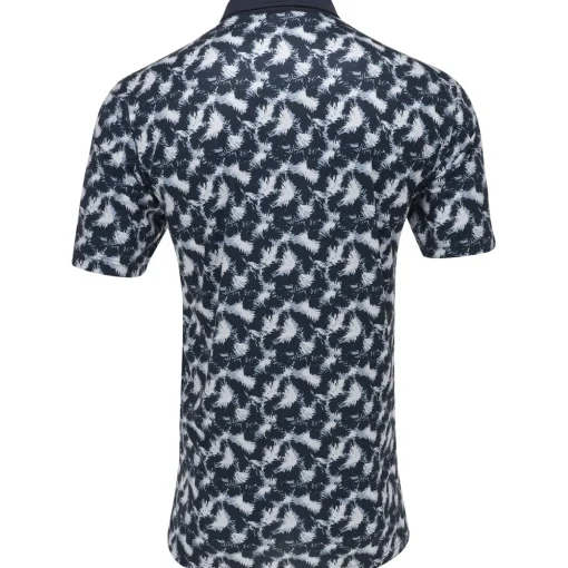 Dunning Ashbury Ventilated Jersey Performance Shirt Polo Short Sleeve Golf Apparel
