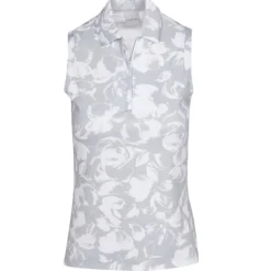 Dunning Aubrey Jersey Performance Sleeveless Zip Shirt Polo Short Sleeve Golf Apparel