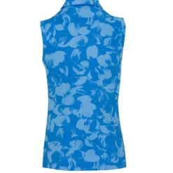 Dunning Aubrey Jersey Performance Sleeveless Zip Shirt Polo Short Sleeve Golf Apparel