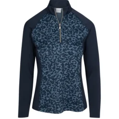 Dunning Ayla Jersey Performance 1/4 Zip Outerwear Pullover Golf Apparel