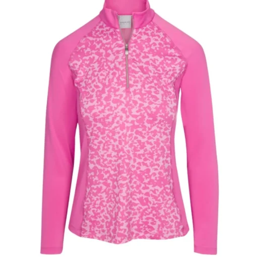 Dunning Ayla Jersey Performance 1/4 Zip Outerwear Pullover Golf Apparel