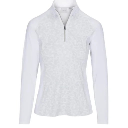 Dunning Ayla Jersey Performance 1/4 Zip Outerwear Pullover Golf Apparel