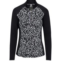Dunning Ayla Jersey Performance 1/4 Zip Outerwear Pullover Golf Apparel