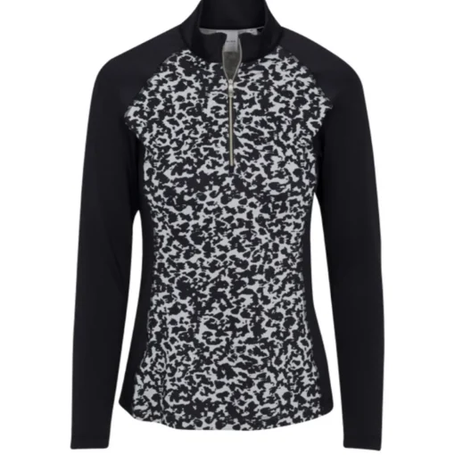 Dunning Ayla Jersey Performance 1/4 Zip Outerwear Pullover Golf Apparel