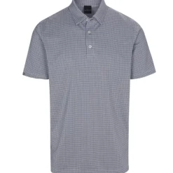 Dunning Benford Jacquard Performance Shirt Polo Short Sleeve Golf Apparel