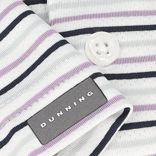 Dunning Bolerno Ventilated Performance Shirt Polo Short Sleeve Golf Apparel