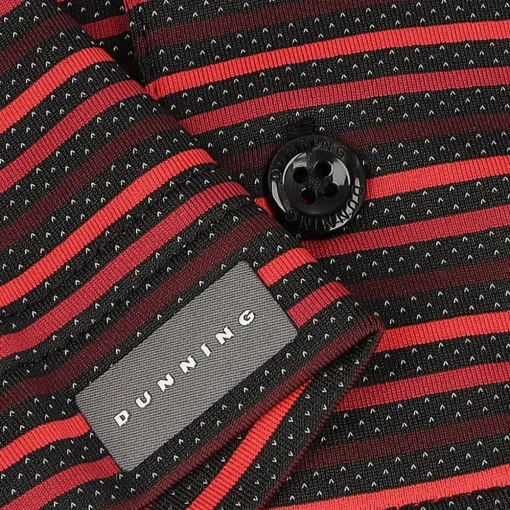 Dunning Bolerno Ventilated Performance Shirt Polo Short Sleeve Golf Apparel