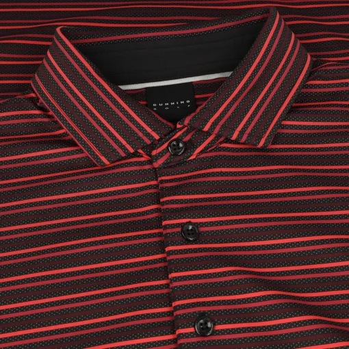 Dunning Bolerno Ventilated Performance Shirt Polo Short Sleeve Golf Apparel