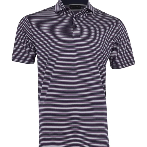 Dunning Bolerno Ventilated Performance Shirt Polo Short Sleeve Golf Apparel