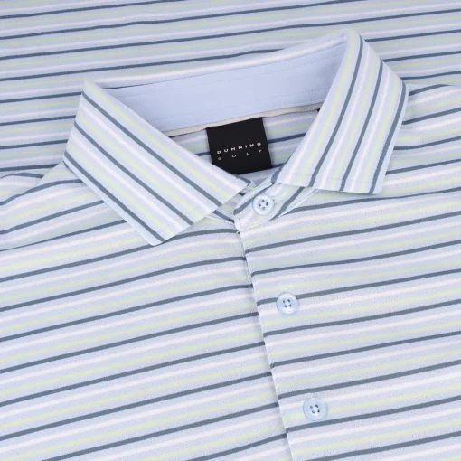 Dunning Bolerno Ventilated Performance Shirt Polo Short Sleeve Golf Apparel