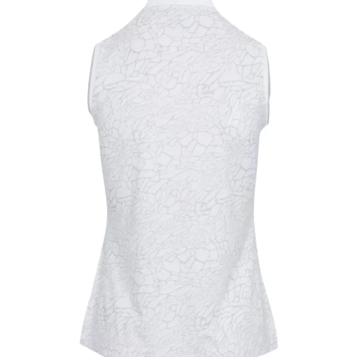 Dunning Brigid Ventilated Sleeveless Performance Shirt Polo Short Sleeve Golf Apparel