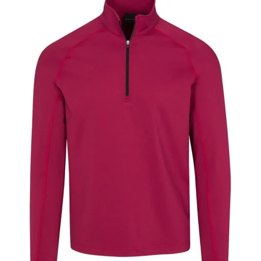 Dunning Bristol Jacquard Performance 1/4 Zip Outerwear Pullover Golf Apparel