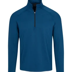 Dunning Bristol Jacquard Performance 1/4 Zip Outerwear Pullover Golf Apparel