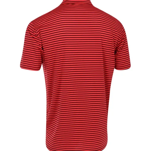 Dunning Buckhaven Ventilated Stripe Performance Shirt Polo Short Sleeve Golf Apparel
