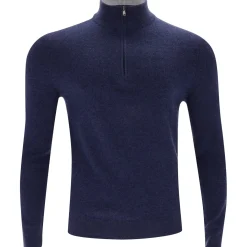 Dunning Campbell Cashmere 1/4 Zip Sweater Pullover Golf Apparel