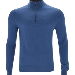 Dunning Campbell Cashmere 1/4 Zip Sweater Pullover Golf Apparel