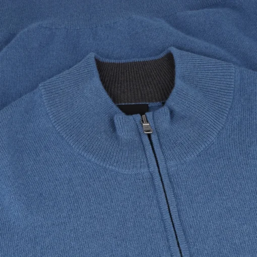 Dunning Campbell Cashmere 1/4 Zip Sweater Pullover Golf Apparel